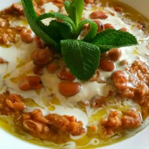 Board Beans With Oilve Oil